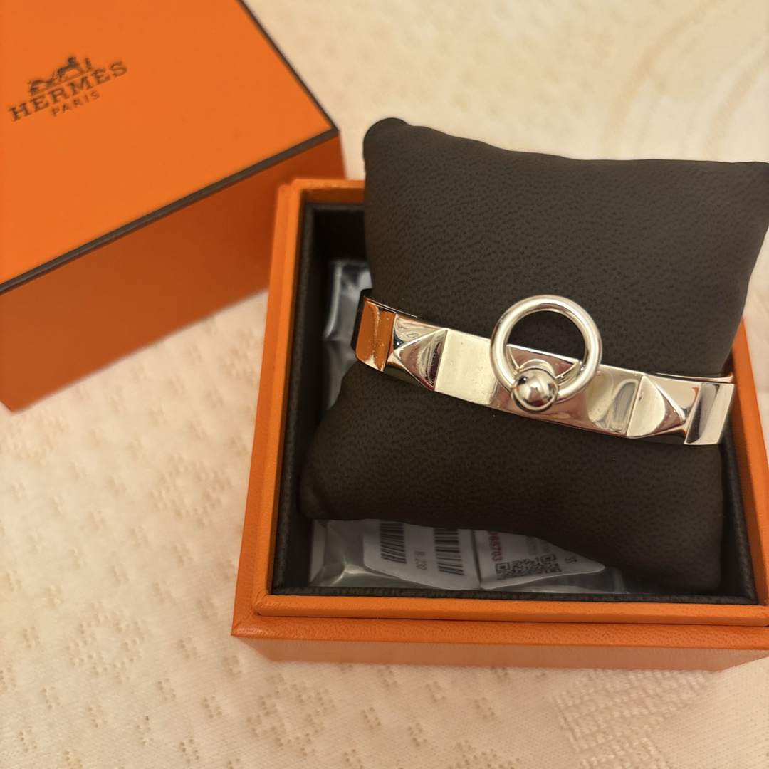 HERMES - エルメス コリエドシアン シルバーブレスレットの通販 HERMES - エルメス コリエドシアン シルバーブレスレットの通販