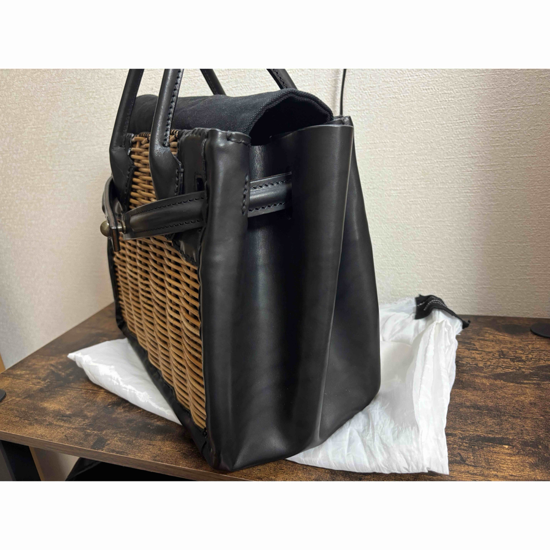 美品 エバゴス ebagos スタイリストバッグ ブラック カゴバッグ 美品 エバゴス ebagos スタイリストバッグ ブラック カゴバッグ