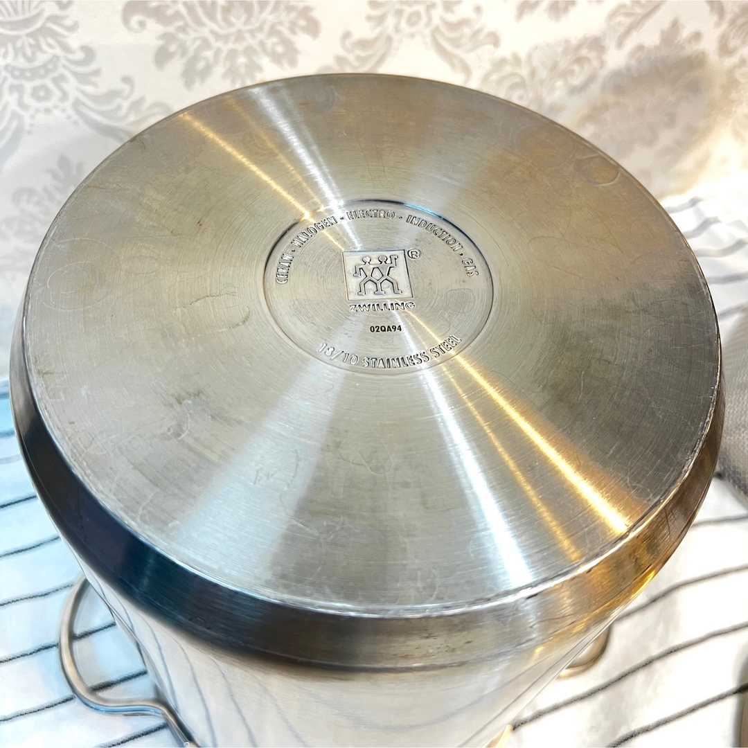 ZWILLING - ツヴィリング アスパラガス・パスタ用ポット 16cmの ZWILLING - ツヴィリング アスパラガス・パスタ用ポット 16cmの