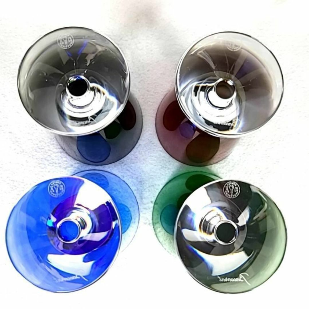 Baccarat - □美品∞ バカラ ベガ スモールグラス 2色 箱つきの Baccarat - □美品∞ バカラ ベガ スモールグラス 2色 箱つきの