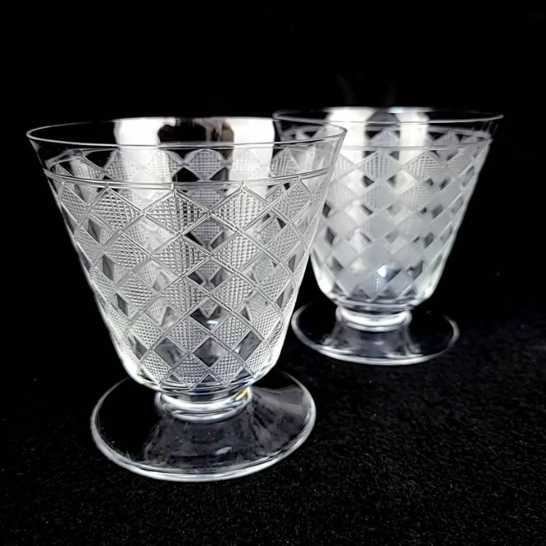 Baccarat - /美品/ バカラ キブロン ワイングラス 2客 ペアの Baccarat - /美品/ バカラ キブロン ワイングラス 2客 ペアの