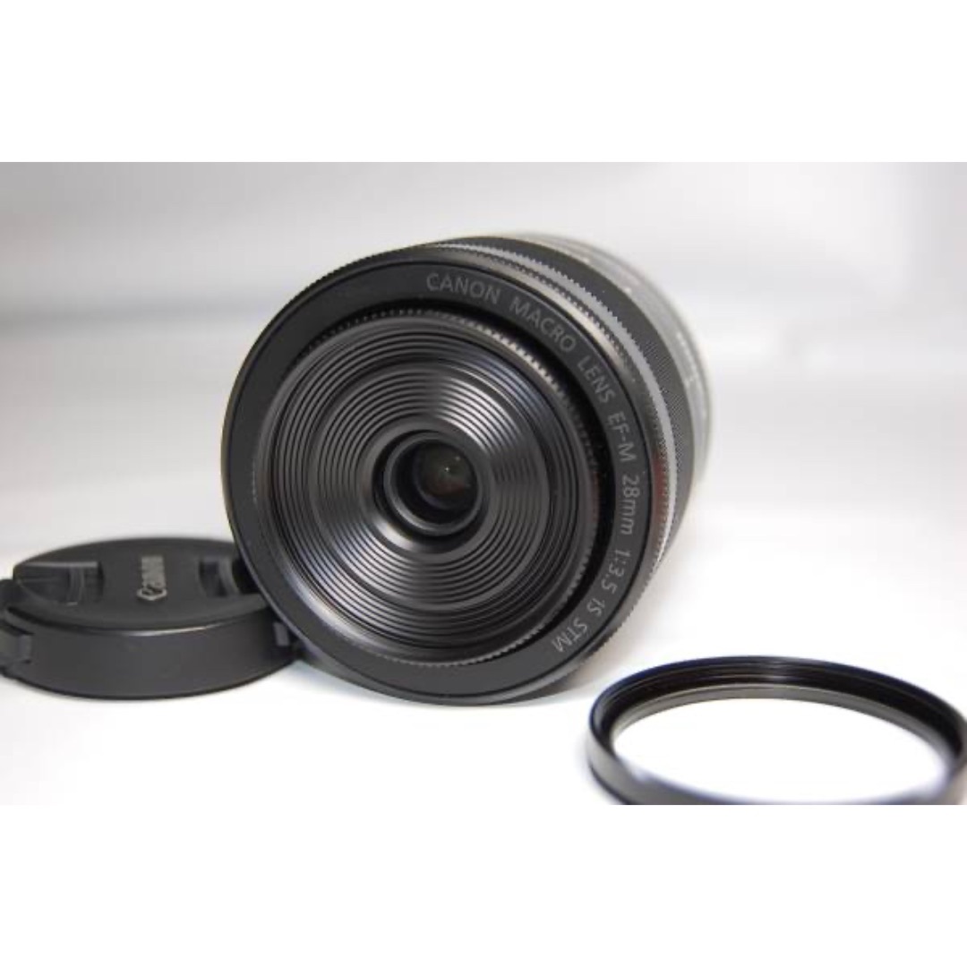 Canon - 超美品 Canon EF-M28mm F3.5 マクロ IS STM LED付きの Canon - 超美品 Canon EF-M28mm F3.5 マクロ IS STM LED付きの