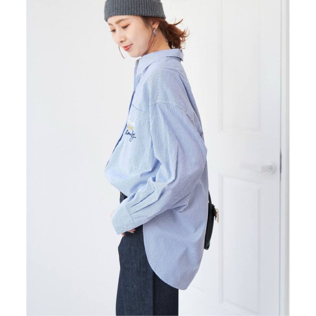 Spick & Span - Spick and Span ⭐︎完売⭐︎刺繍オーバーシャツ Spick & Span - Spick and Span ⭐︎完売⭐︎刺繍オーバーシャツ