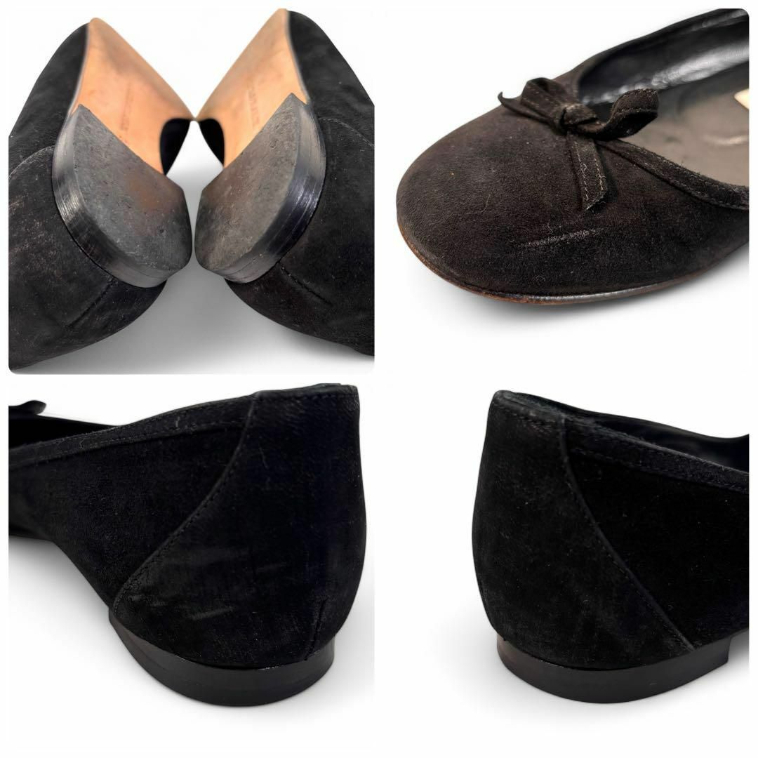 MANOLO BLAHNIK - マノロブラニク 35 22 スエード フラット MANOLO BLAHNIK - マノロブラニク 35 22 スエード フラット