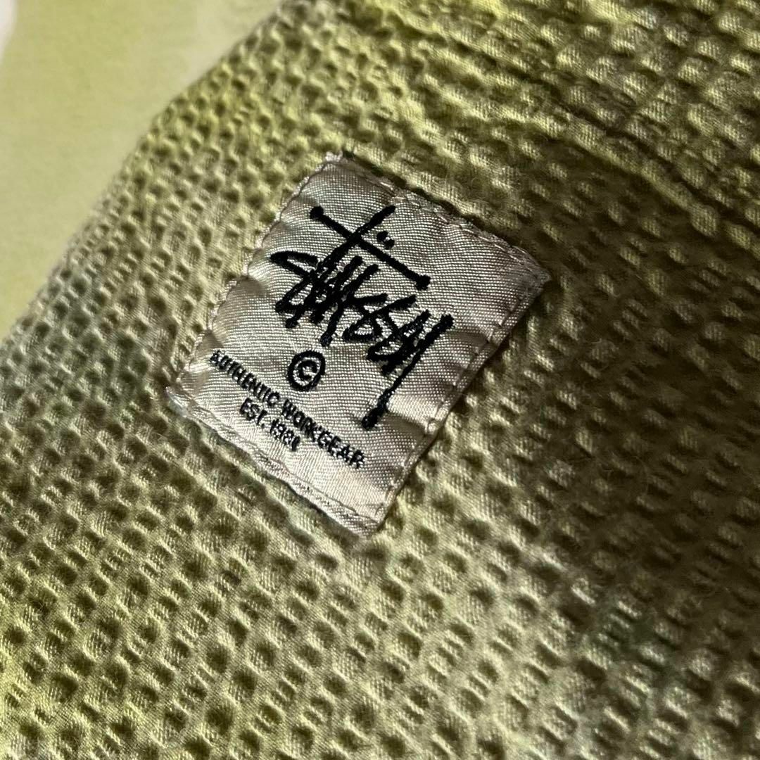 STUSSY - 【極美品 オーバーダイ M】ステューシー 刺繍ロゴ シア STUSSY - 【極美品 オーバーダイ M】ステューシー 刺繍ロゴ シア