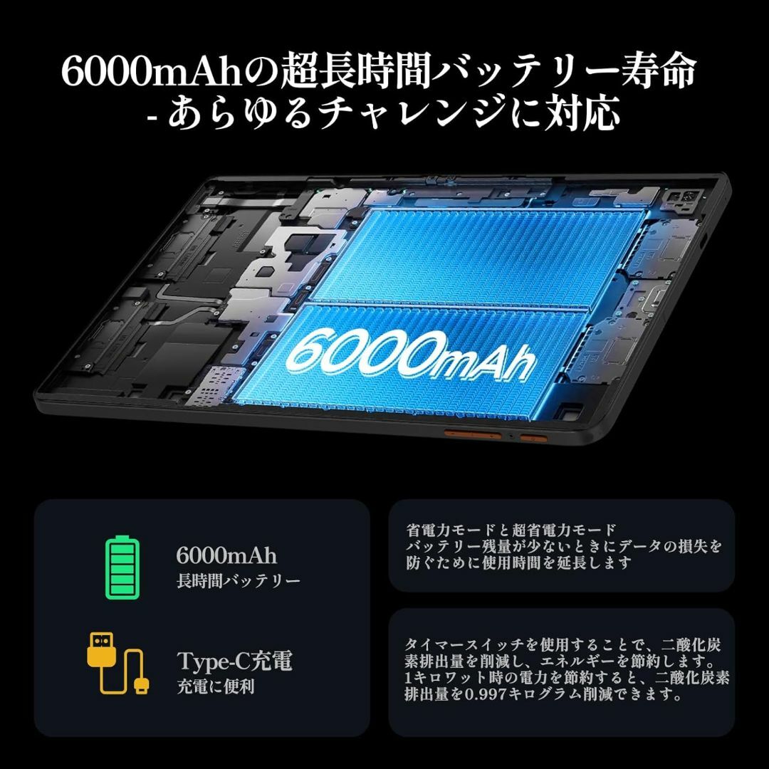 Callskyアンドロイド タブレット10インチ 12GB+64GB+2TB拡張の Callskyアンドロイド タブレット10インチ 12GB+64GB+2TB拡張の