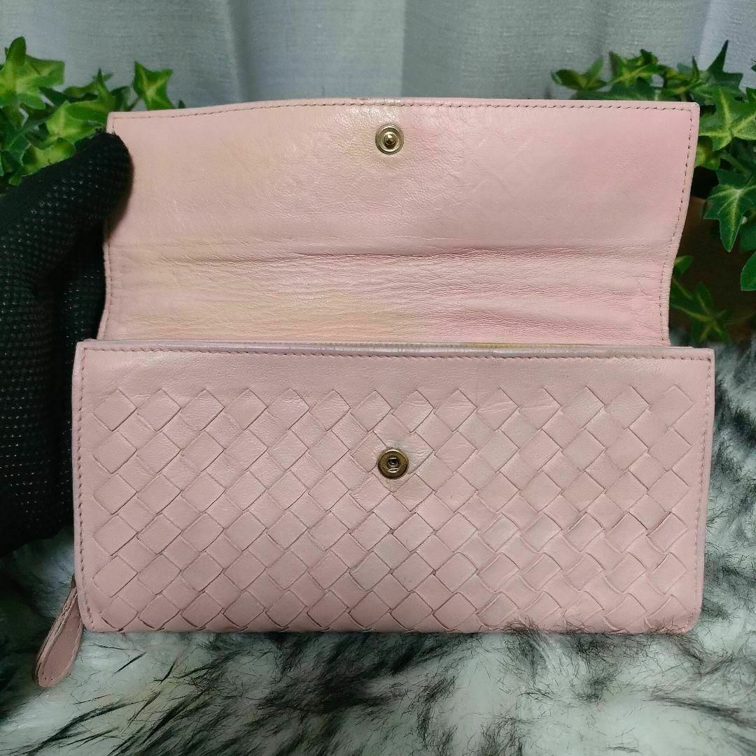 BOTTEGA VENETA - 希少 ボッテガヴェネタ 長財布 ピンク BOTTEGA VENETA - 希少 ボッテガヴェネタ 長財布 ピンク
