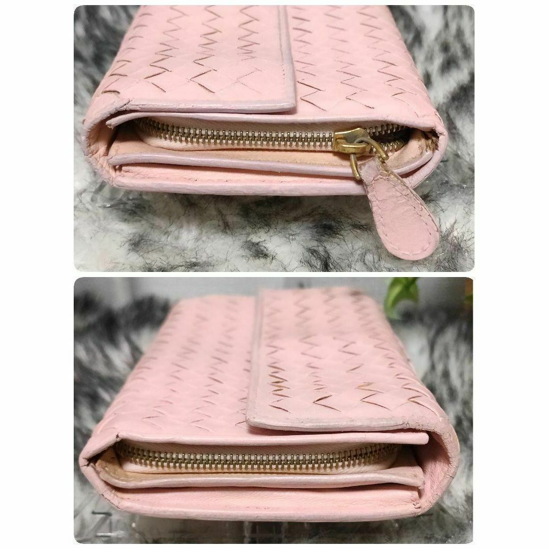 BOTTEGA VENETA - 希少 ボッテガヴェネタ 長財布 ピンク BOTTEGA VENETA - 希少 ボッテガヴェネタ 長財布 ピンク