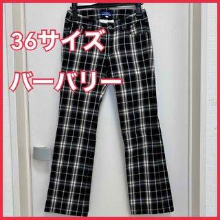 BURBERRY BLUE LABEL - BURBERRY BLUE LABEL チェックパンツ BURBERRY BLUE LABEL - BURBERRY BLUE LABEL チェックパンツ