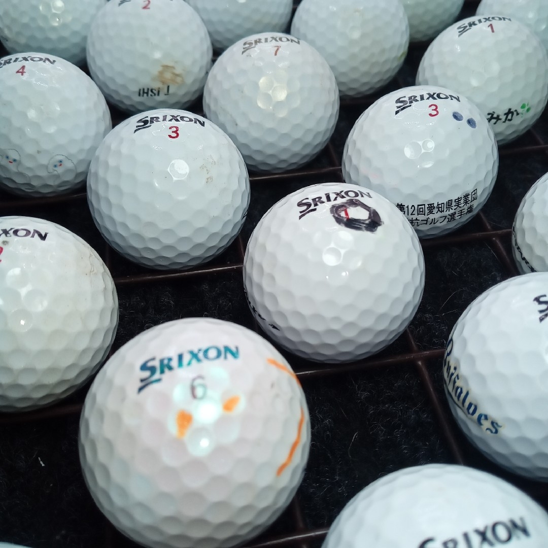 Srixon - スリクソン Z-STARxv (25球AB~B) ロストボールの通販 Srixon - スリクソン Z-STARxv (25球AB~B) ロストボールの通販