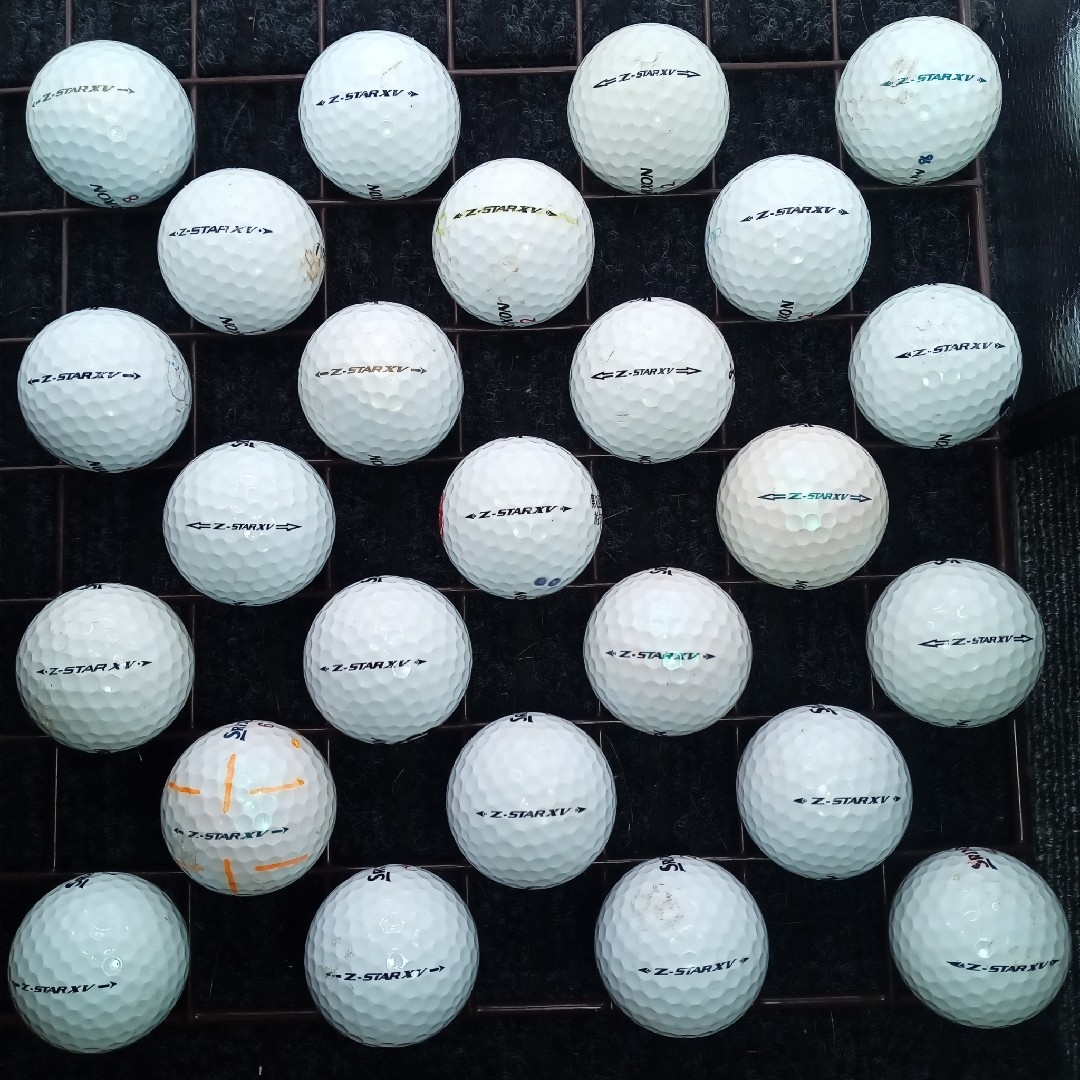 Srixon - スリクソン Z-STARxv (25球AB~B) ロストボールの通販 Srixon - スリクソン Z-STARxv (25球AB~B) ロストボールの通販