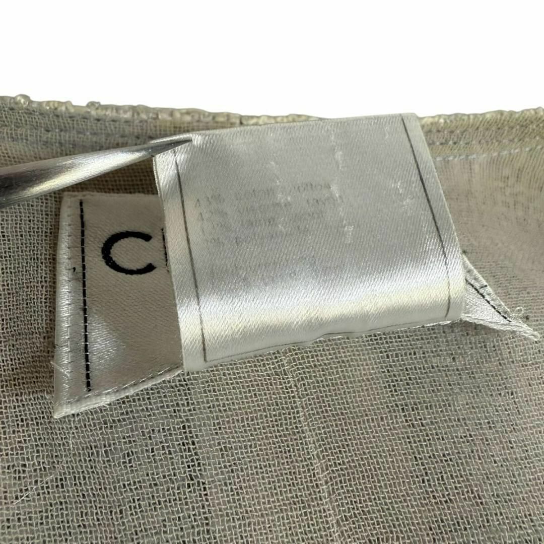 CHANEL - 【希少品】CHANEL コットン リネン ノーカラー CHANEL - 【希少品】CHANEL コットン リネン ノーカラー