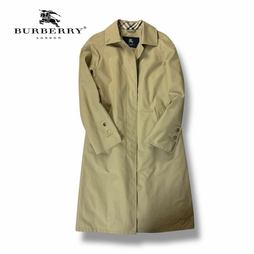 BURBERRY - 【美品】Burberry コットン ステンカラーコート 9 BURBERRY - 【美品】Burberry コットン ステンカラーコート 9