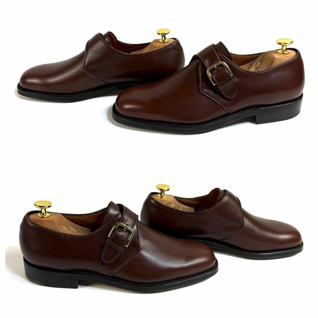 Salvatore Ferragamo - 【極美品】フェラガモ レザー モンク Salvatore Ferragamo - 【極美品】フェラガモ レザー モンク