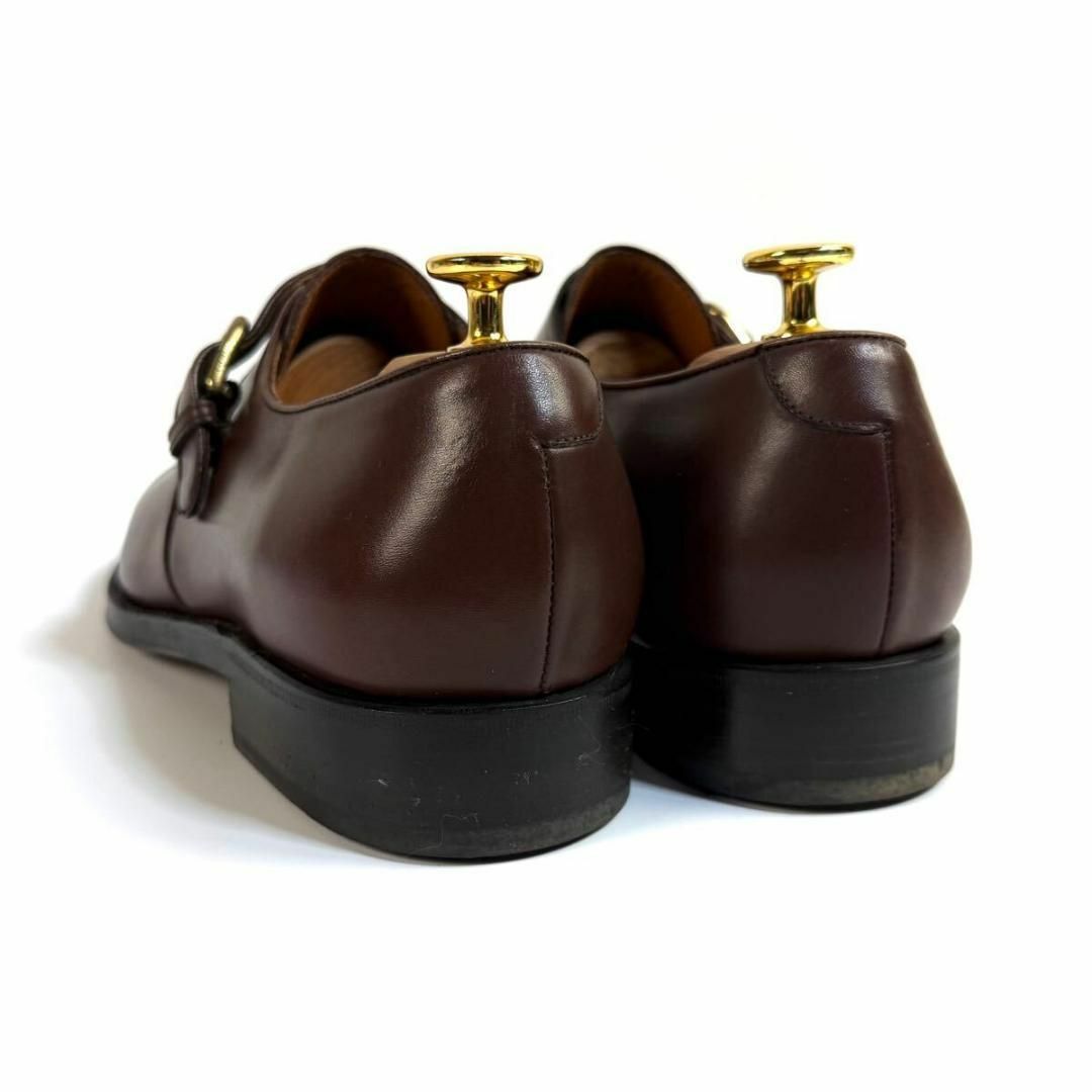Salvatore Ferragamo - 【極美品】フェラガモ レザー モンク Salvatore Ferragamo - 【極美品】フェラガモ レザー モンク