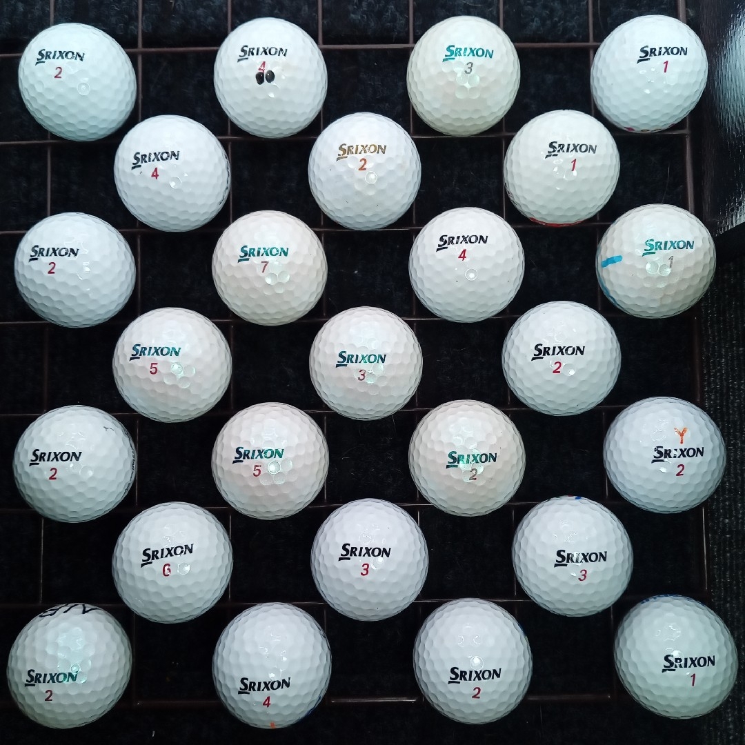 Srixon - スリクソン Z-STARxv (25球S~AB) ロストボールの通販 Srixon - スリクソン Z-STARxv (25球S~AB) ロストボールの通販