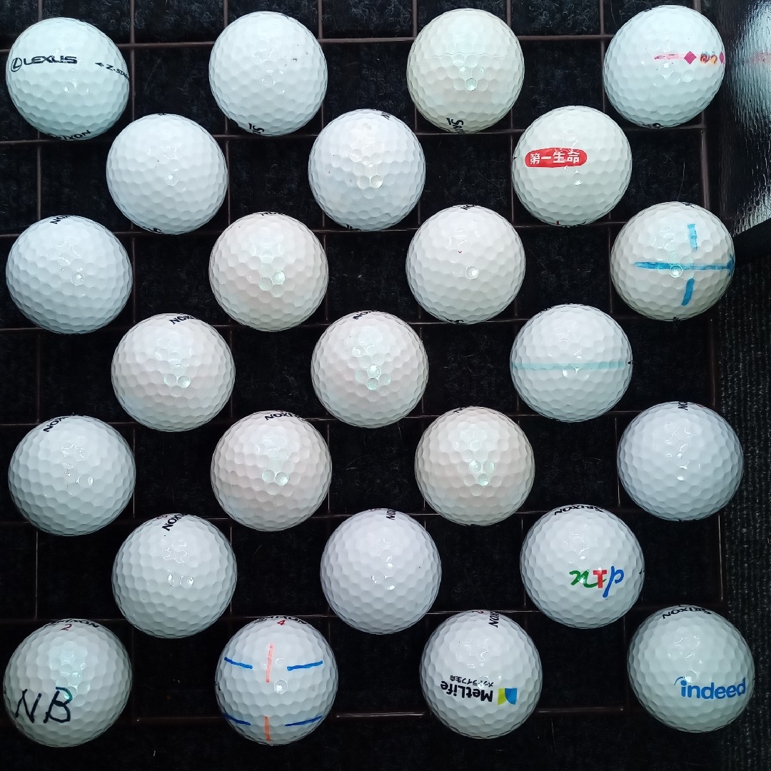 Srixon - スリクソン Z-STARxv (25球S~AB) ロストボールの通販 Srixon - スリクソン Z-STARxv (25球S~AB) ロストボールの通販