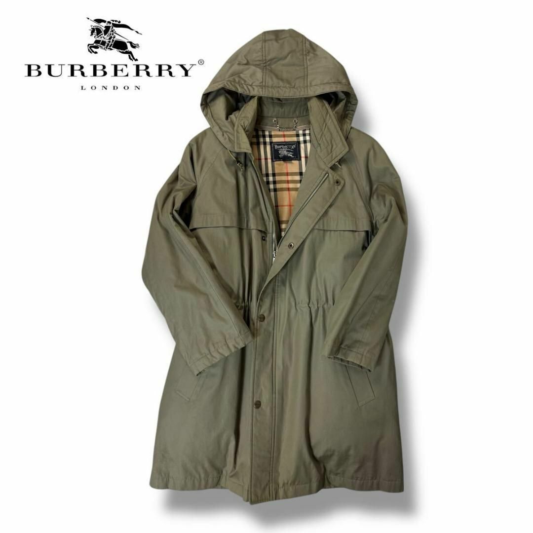 BURBERRY - 【美品】BURBERRY コットン モッズコート ダウン BURBERRY - 【美品】BURBERRY コットン モッズコート ダウン
