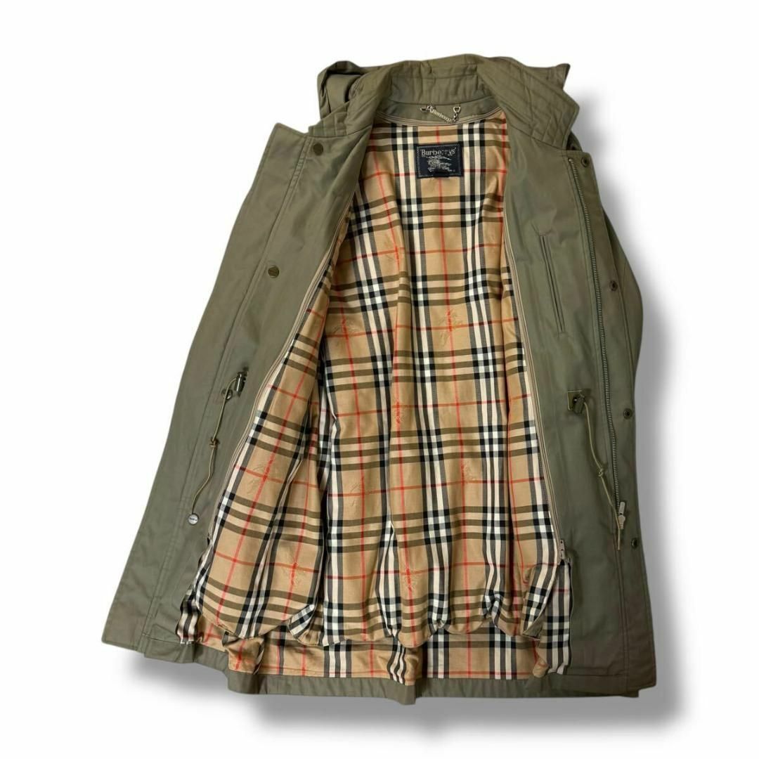 BURBERRY - 【美品】BURBERRY コットン モッズコート ダウン BURBERRY - 【美品】BURBERRY コットン モッズコート ダウン