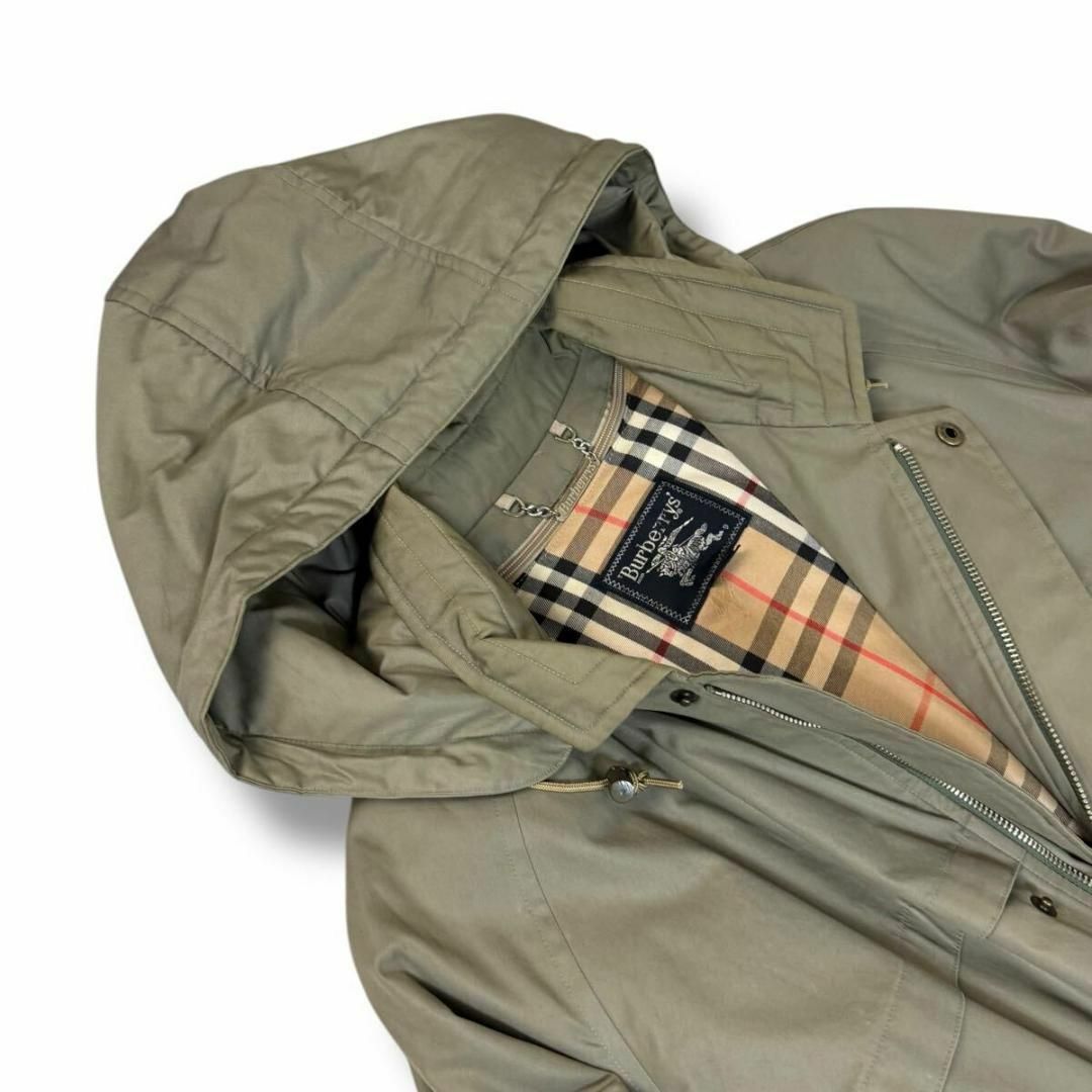 BURBERRY - 【美品】BURBERRY コットン モッズコート ダウン BURBERRY - 【美品】BURBERRY コットン モッズコート ダウン