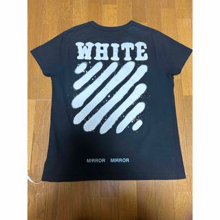 Off-White - off-white オフホワイト Tシャツ ファイヤーテープ Off-White - off-white オフホワイト Tシャツ ファイヤーテープ