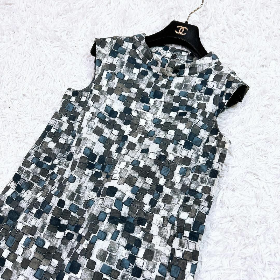 S Max Mara - 【美品】マックスマーラ ゆったり シルク混 総柄 S Max Mara - 【美品】マックスマーラ ゆったり シルク混 総柄