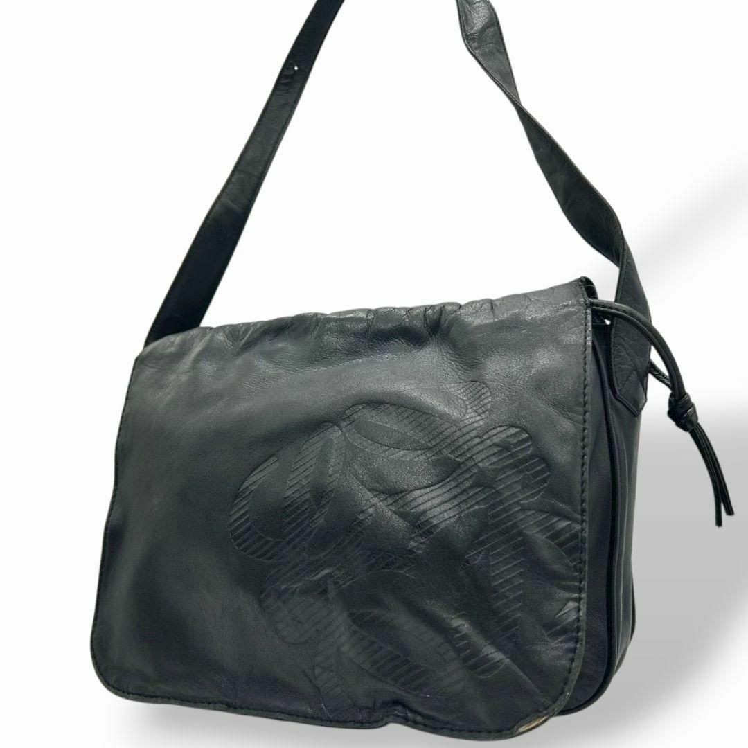 LOEWE - ロエベ ショルダーバッグ アナグラム レザー LOEWE - ロエベ ショルダーバッグ アナグラム レザー