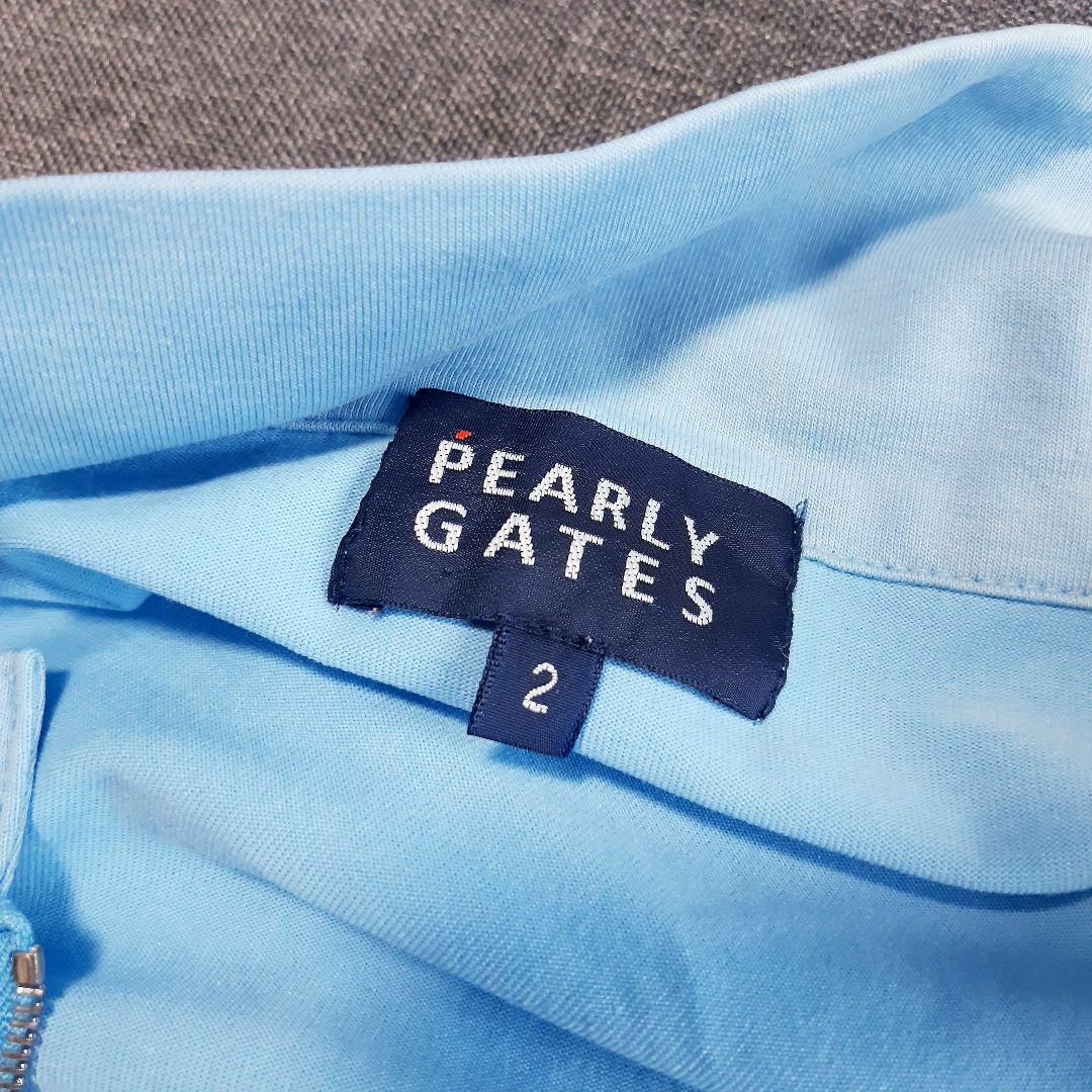 PEARLY GATES - PEARY GATES 刺繍ロゴ ハーフジップ薄手 PEARLY GATES - PEARY GATES 刺繍ロゴ ハーフジップ薄手