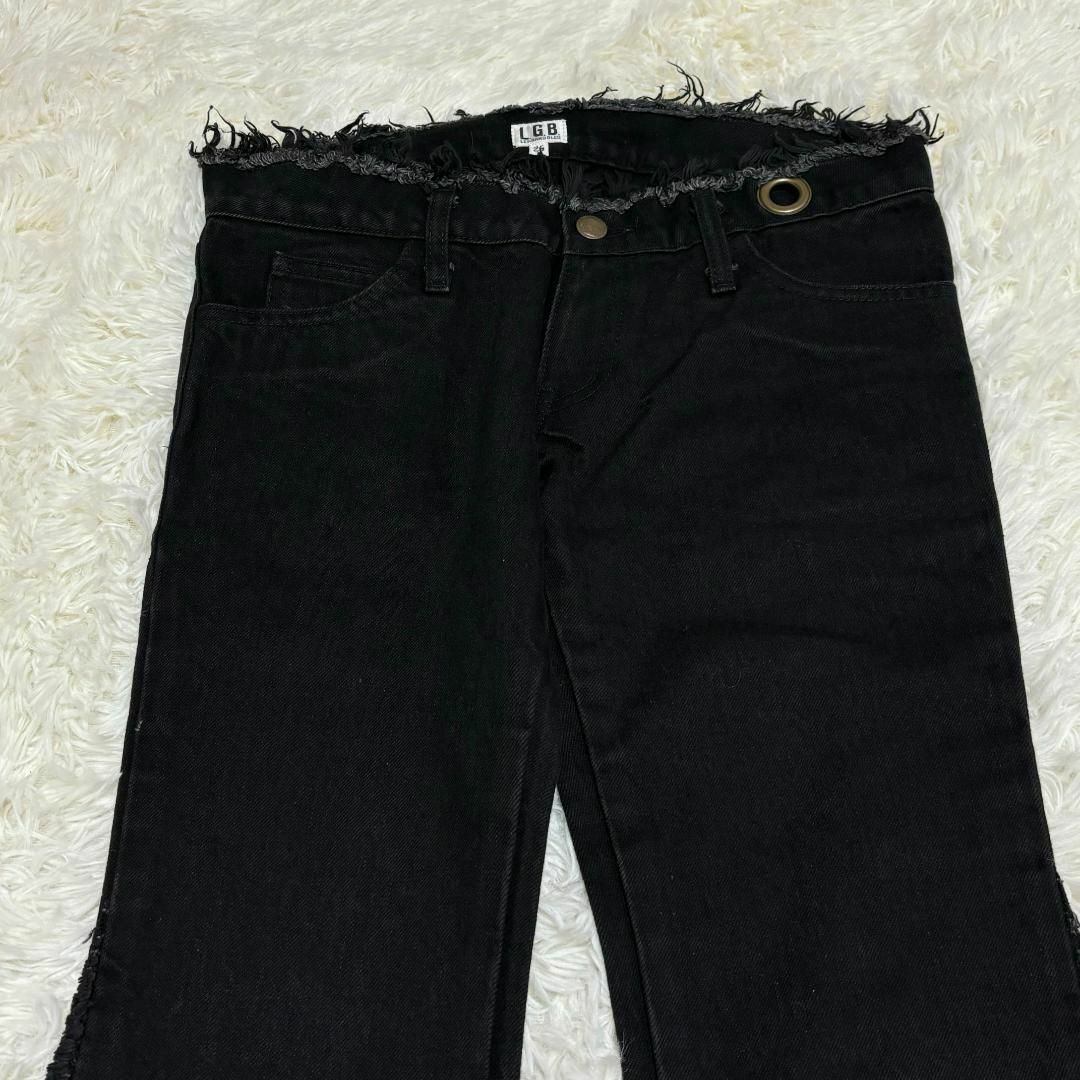 LGB - 【美品】ルグランブルー LGB CROW BD フレアデニムパンツ LGB - 【美品】ルグランブルー LGB CROW BD フレアデニムパンツ