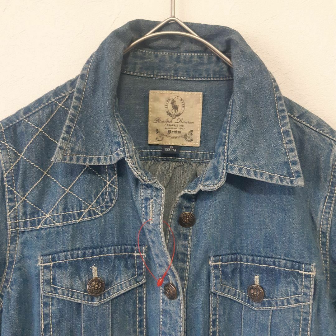 Ralph Lauren - Ralph Lauren デニムワンピース 140の通販 by Ralph Lauren - Ralph Lauren デニムワンピース 140の通販 by