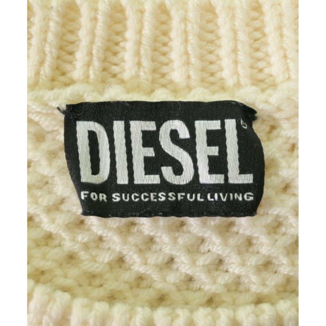 DIESEL - DIESEL ディーゼル ニット・セーター L アイボリー DIESEL - DIESEL ディーゼル ニット・セーター L アイボリー