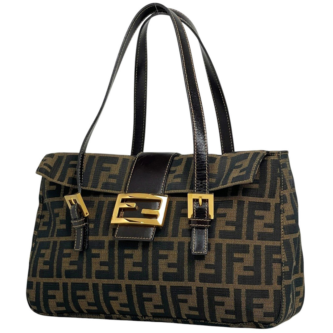 FENDI - フェンディ ズッカ柄 ハンドバッグ レディース 【中古 FENDI - フェンディ ズッカ柄 ハンドバッグ レディース 【中古
