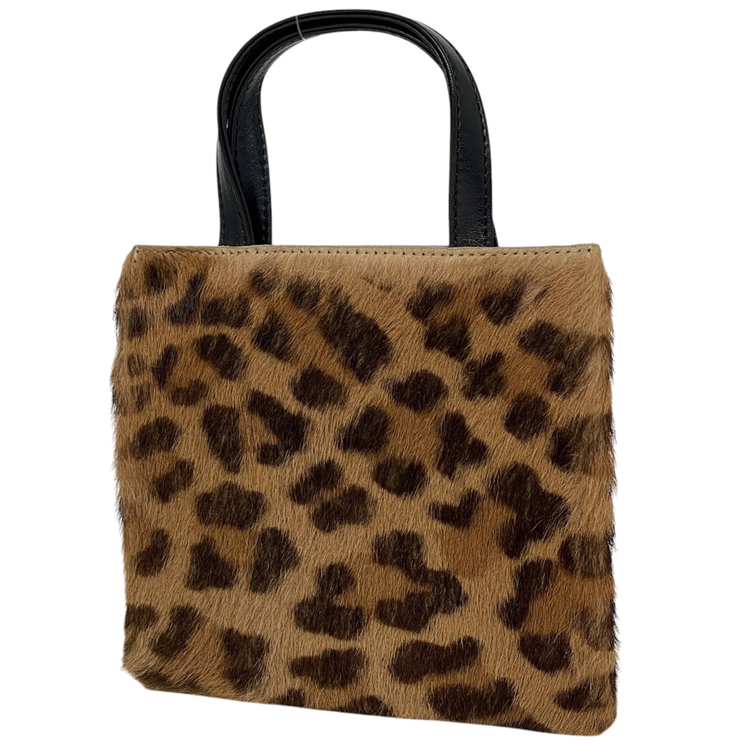 LOEWE - ロエベ レオパード柄 ハンドバッグ レディース 【中古 LOEWE - ロエベ レオパード柄 ハンドバッグ レディース 【中古
