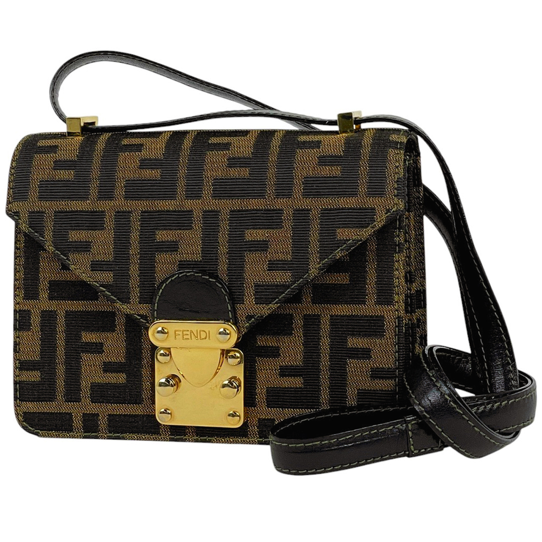 FENDI - フェンディ ズッカ柄 ショルダーバッグ レディース FENDI - フェンディ ズッカ柄 ショルダーバッグ レディース
