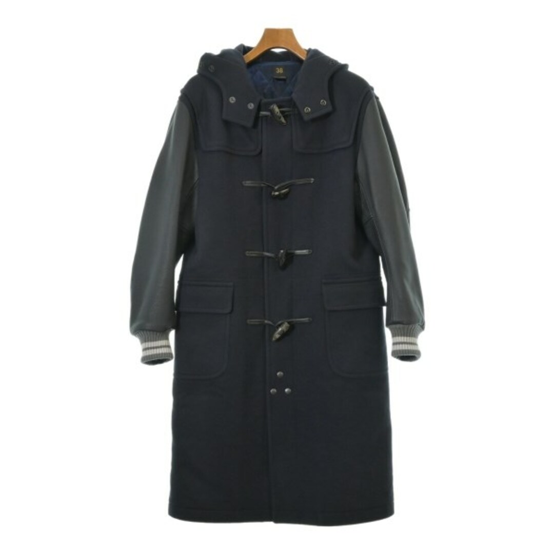 SCYE BASICS - SCYE BASICS ダッフルコート 38(M位) 紺x黒x SCYE BASICS - SCYE BASICS ダッフルコート 38(M位) 紺x黒x