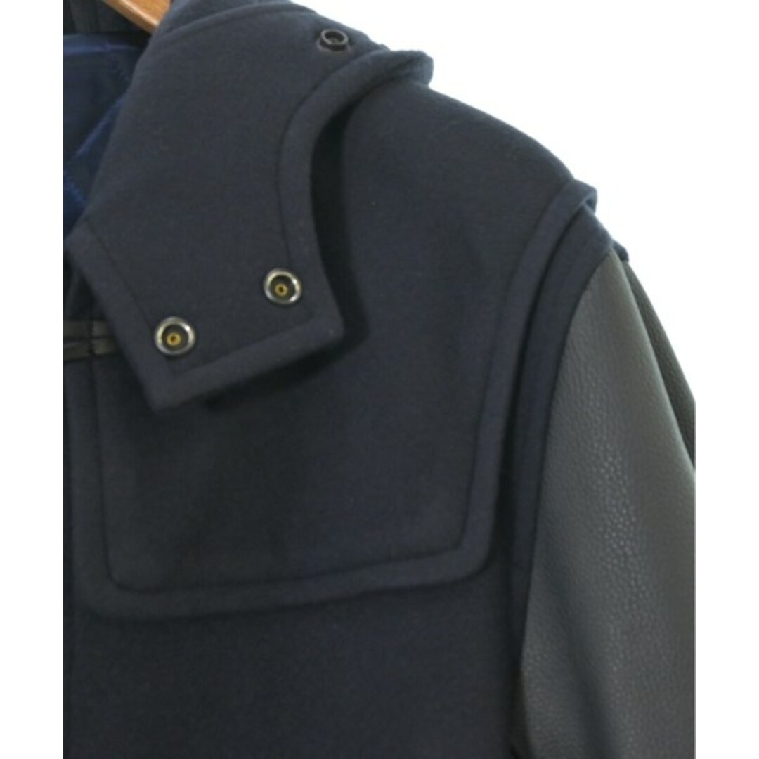 SCYE BASICS - SCYE BASICS ダッフルコート 38(M位) 紺x黒x SCYE BASICS - SCYE BASICS ダッフルコート 38(M位) 紺x黒x