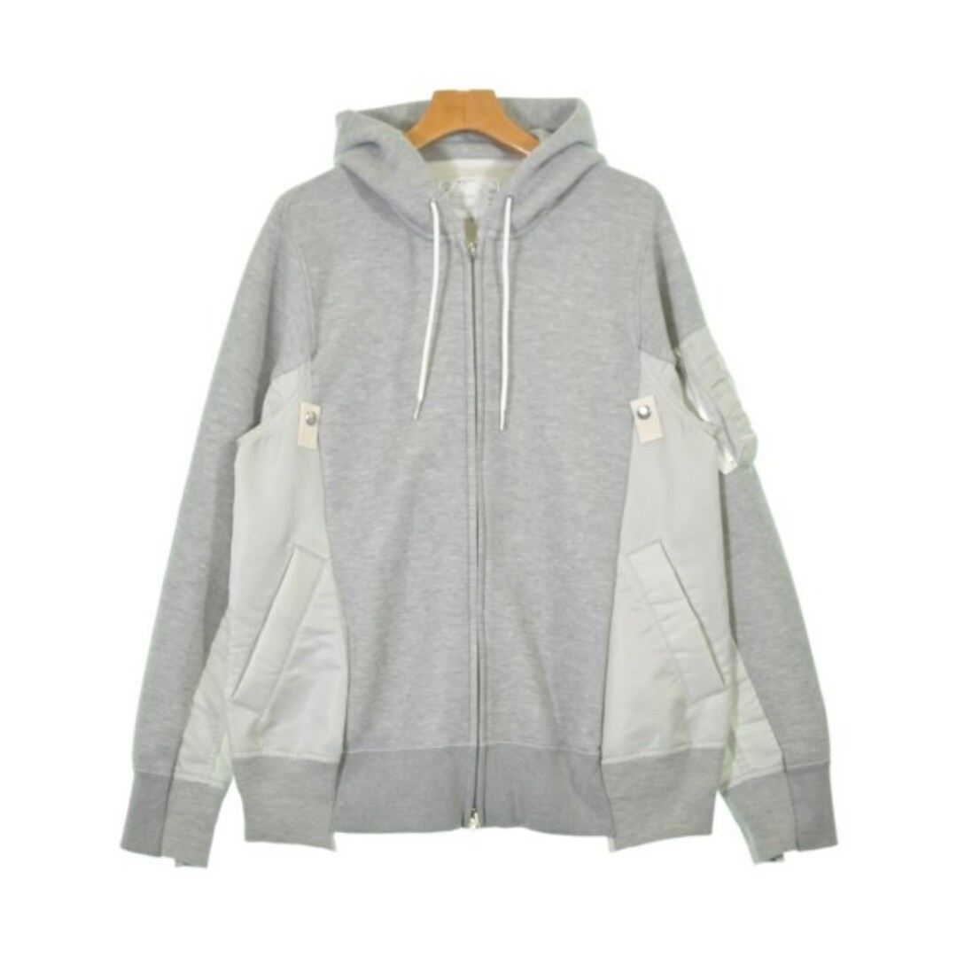 sacai - sacai サカイ パーカー 3(L位) グレー 【古着】【中古 sacai - sacai サカイ パーカー 3(L位) グレー 【古着】【中古