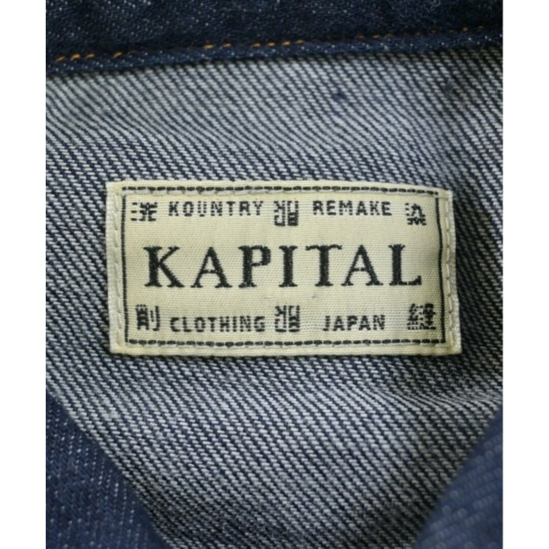 KAPITAL - KAPITAL キャピタル カジュアルシャツ 4(L位) 紺 KAPITAL - KAPITAL キャピタル カジュアルシャツ 4(L位) 紺