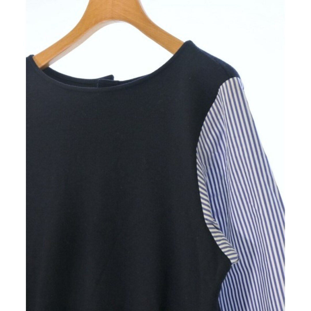 ZUCCa - ZUCCa ズッカ ブラウス M 紺x白x青 【古着】【中古】の ZUCCa - ZUCCa ズッカ ブラウス M 紺x白x青 【古着】【中古】の