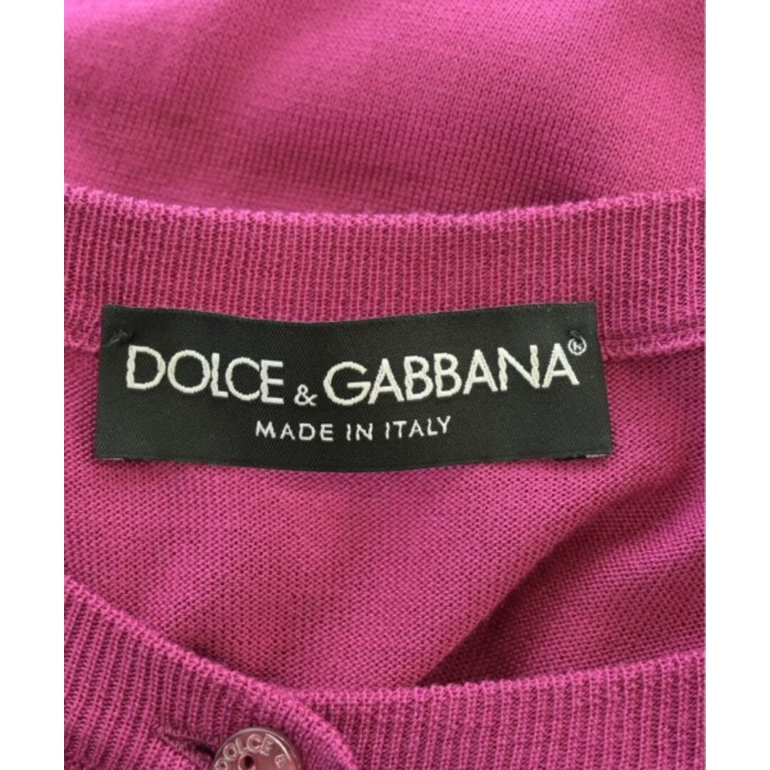 DOLCE&GABBANA - DOLCE&GABBANA カーディガン 42(M位) ピンク DOLCE&GABBANA - DOLCE&GABBANA カーディガン 42(M位) ピンク