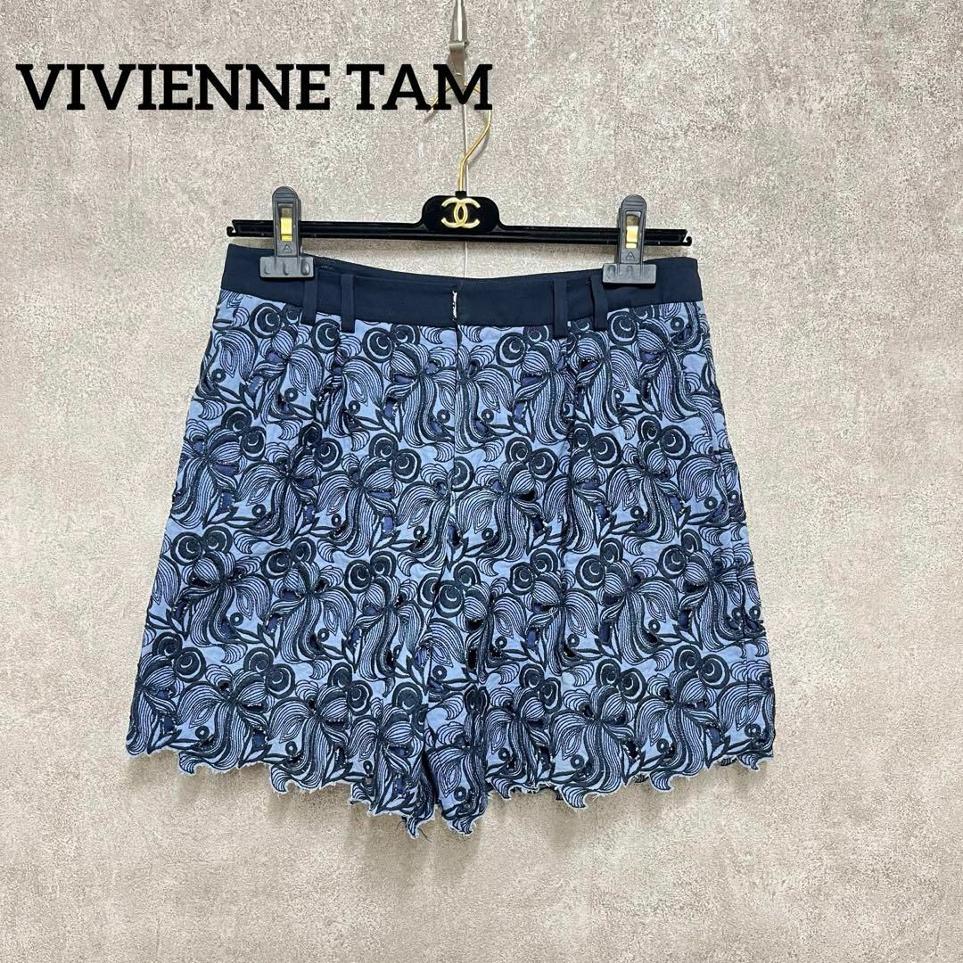 VIVIENNE TAM - VIVIENNE TAM ヴィヴィアンタム 刺繍花柄2重 VIVIENNE TAM - VIVIENNE TAM ヴィヴィアンタム 刺繍花柄2重