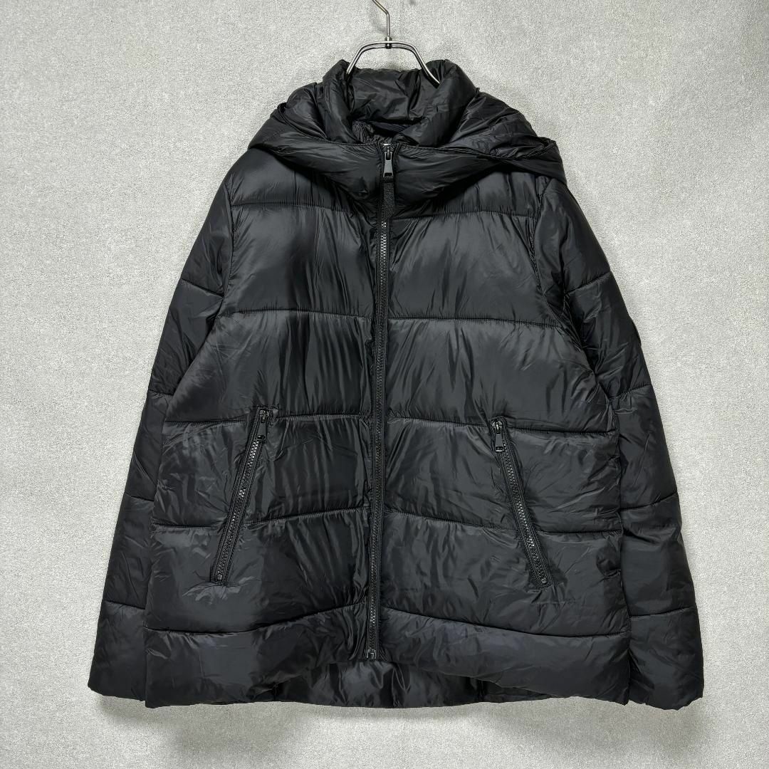 ZARA - ZARA ダウン フード付き USA Sサイズ ブラック □の通販 ZARA - ZARA ダウン フード付き USA Sサイズ ブラック □の通販
