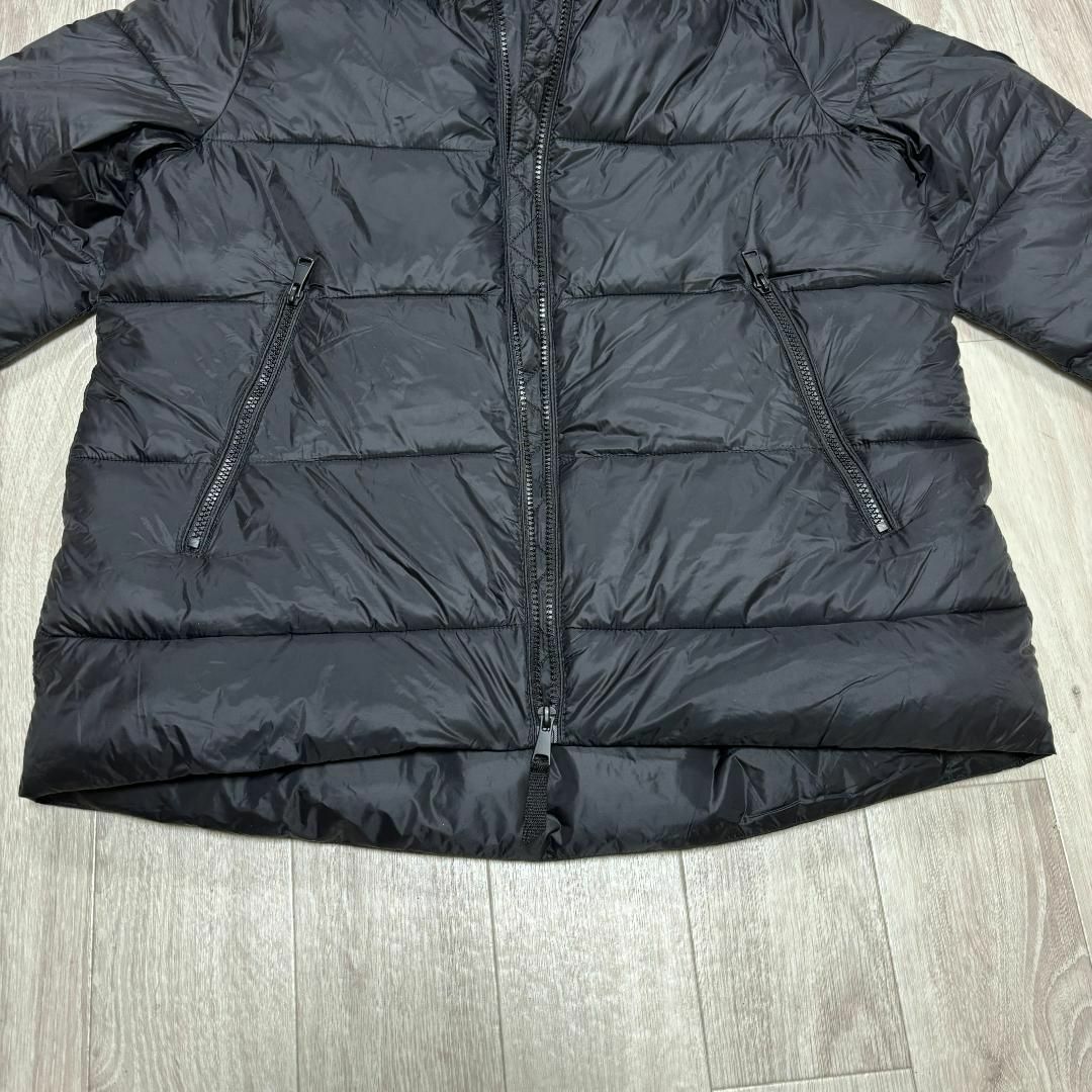 ZARA - ZARA ダウン フード付き USA Sサイズ ブラック □の通販 ZARA - ZARA ダウン フード付き USA Sサイズ ブラック □の通販