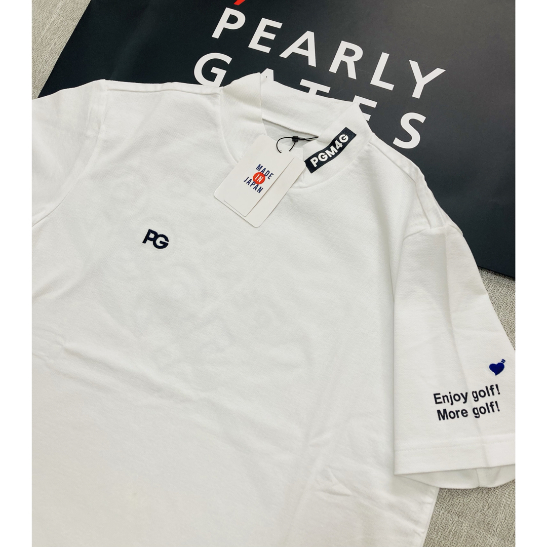 PEARLY GATES - 新品 パーリーゲイツ 強撚ベアカノコ ハイネック PEARLY GATES - 新品 パーリーゲイツ 強撚ベアカノコ ハイネック