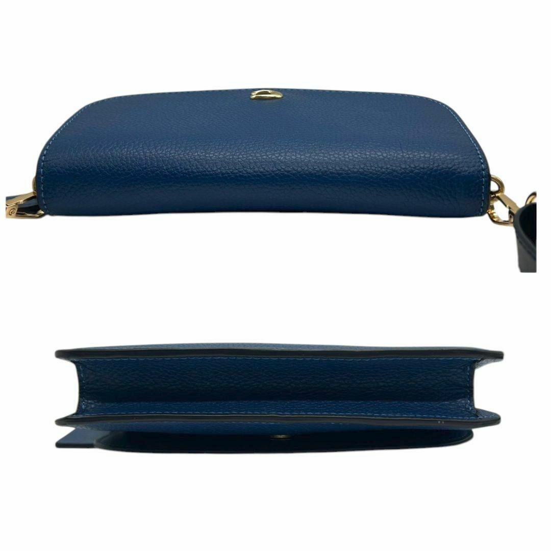 COACH - 美品 コーチ ショルダーバッグ 青 ジョージー レザー C COACH - 美品 コーチ ショルダーバッグ 青 ジョージー レザー C
