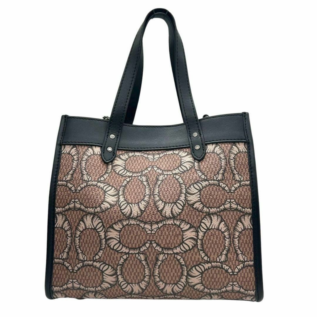 COACH - 美品 コーチ ハンドバッグ 2way 茶 フィールド COACH - 美品 コーチ ハンドバッグ 2way 茶 フィールド