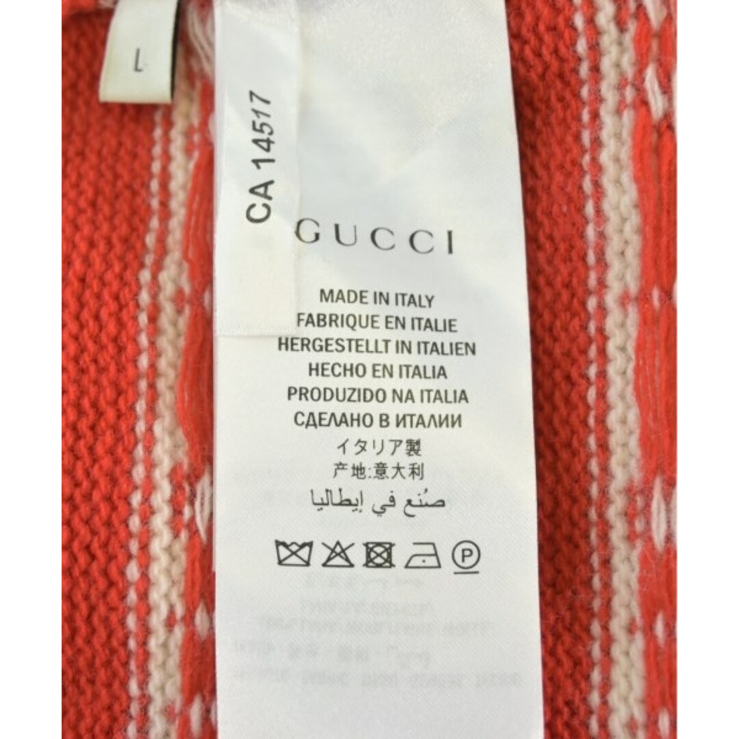 GUCCI - GUCCI グッチ ニット・セーター L 赤 【古着】【中古 GUCCI - GUCCI グッチ ニット・セーター L 赤 【古着】【中古