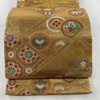 袋帯 美品 秀品 六通 正絹 【中古】(帯)