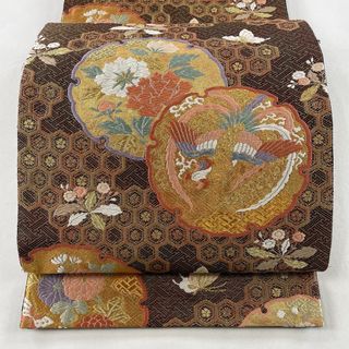 袋帯 秀品 六通 正絹 【中古】(帯)
