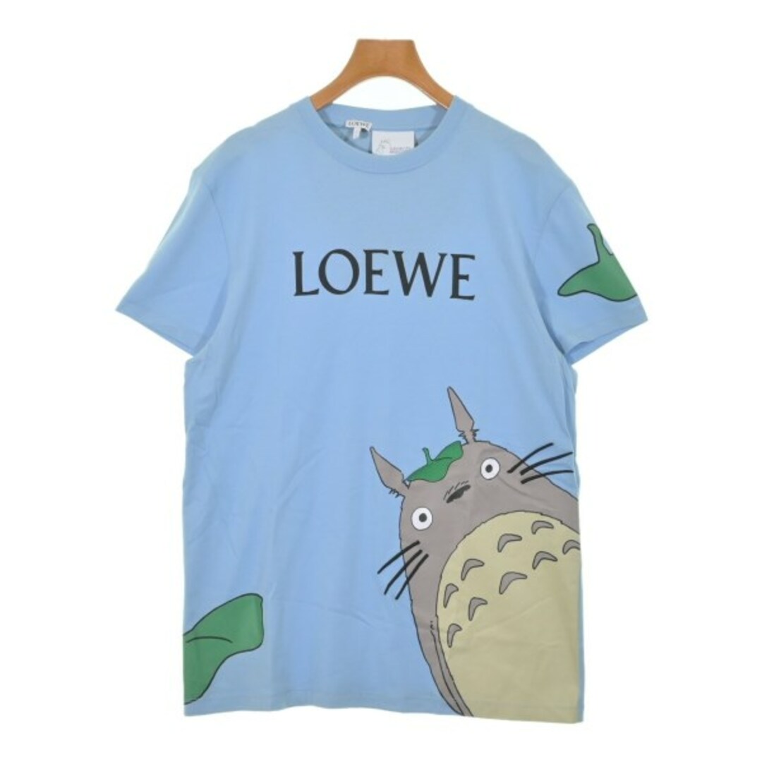 LOEWE - LOEWE ロエベ Tシャツ・カットソー M 水色 【古着 LOEWE - LOEWE ロエベ Tシャツ・カットソー M 水色 【古着